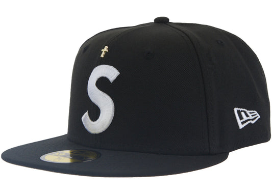 Supreme Gold Cross New Era Fitted Hat