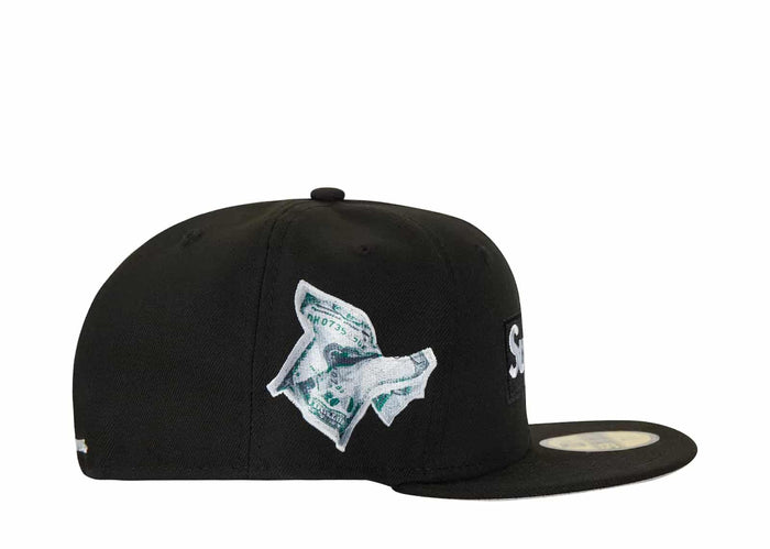 Supreme Money Box Logo New Era Black Cap