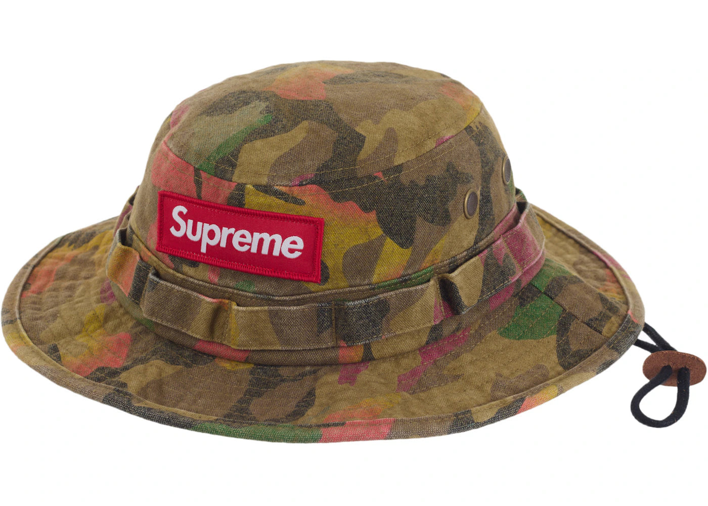 Supreme Canvas Camo Boonie Bucket Hat