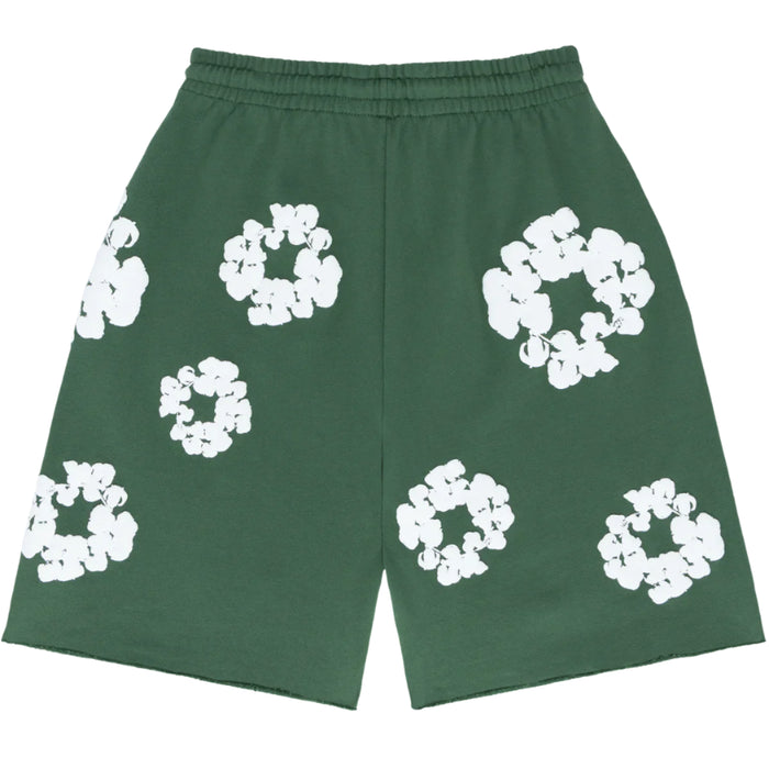 Denim Tears Cotton Wreath Shorts Green