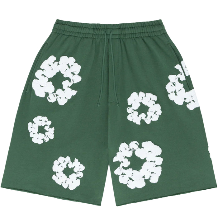 Denim Tears Cotton Wreath Shorts Green