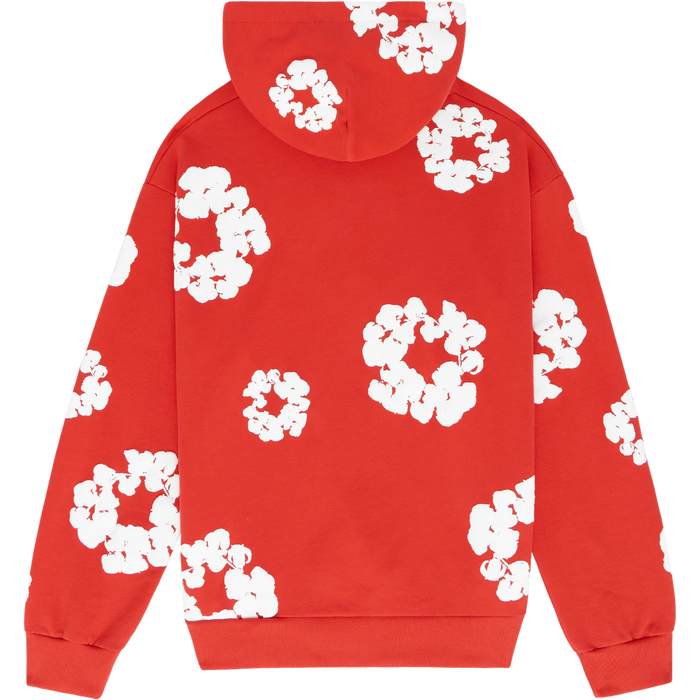 Denim Tears Cotton Wreath Hoodie Red