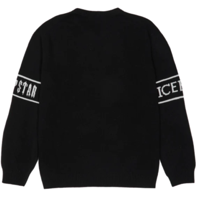 Trapstar x Iceberg Black Knitted Popeye Sweater