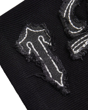 Trapstar Women's Sript Denim Applique Tank Dress Black
