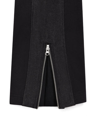 Trapstar Women's Denim Panel Deconstrcted Track Bottoms Black