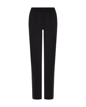 Trapstar Women's Denim Panel Deconstrcted Track Bottoms Black