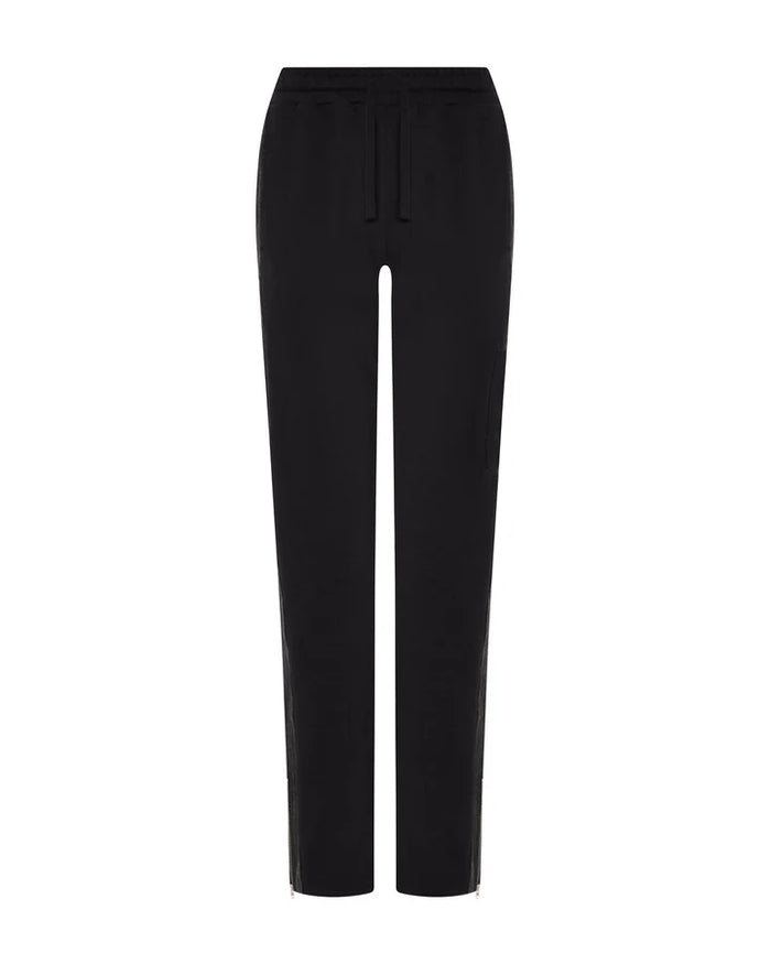Trapstar Women's Denim Panel Deconstrcted Track Bottoms Black