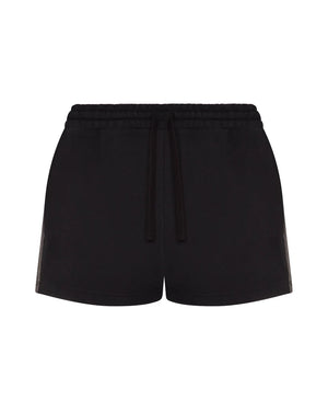 Trapstar Women's Irongate Panel Shorts 'Black'