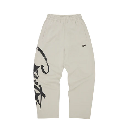 Corteiz Woosh Open Hem Sweatpants Bone