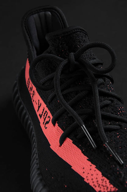 Yeezy Boost 350 Core Black Red Sneakers