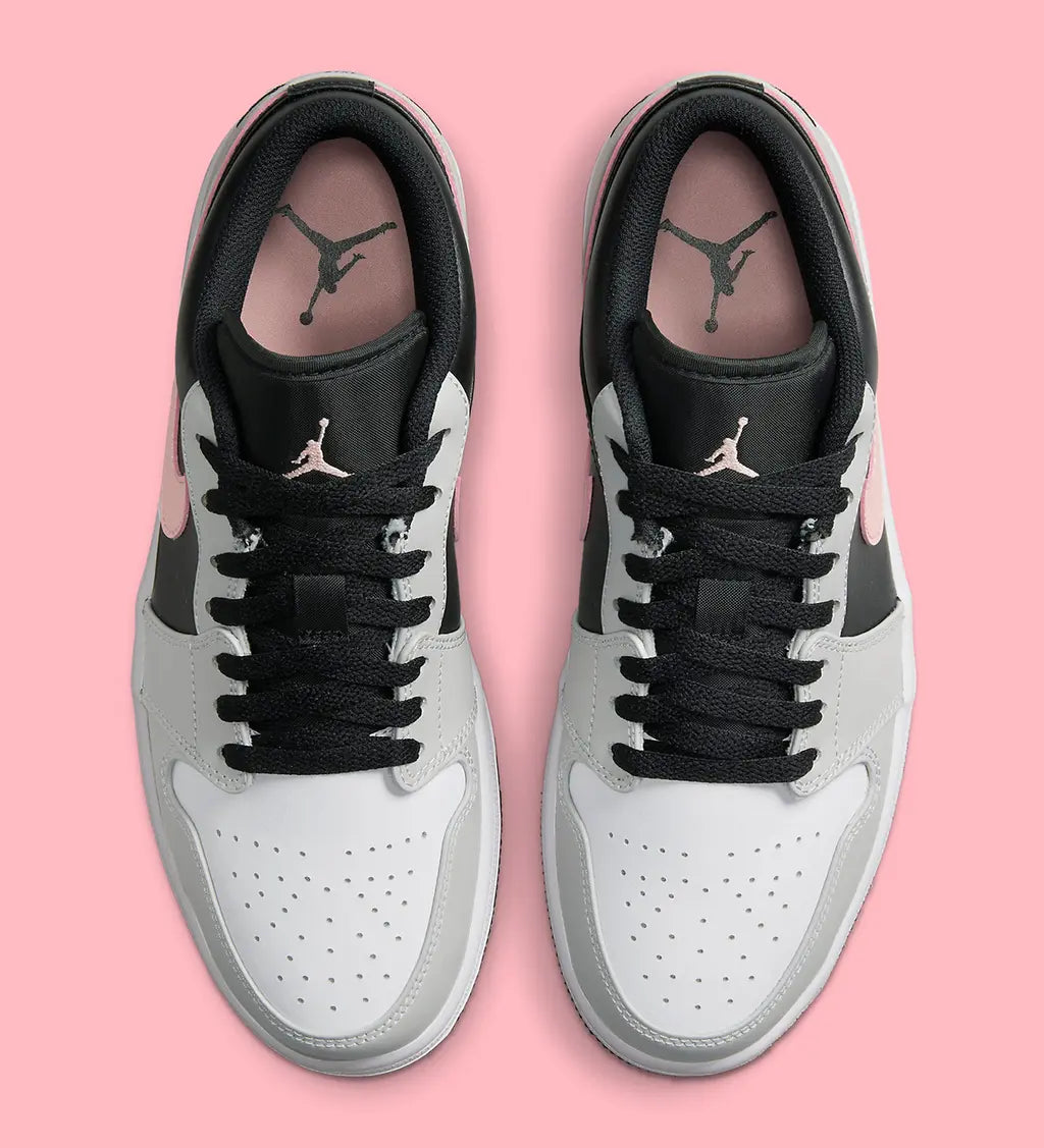 Jordan 1 Low Black Grey Pink