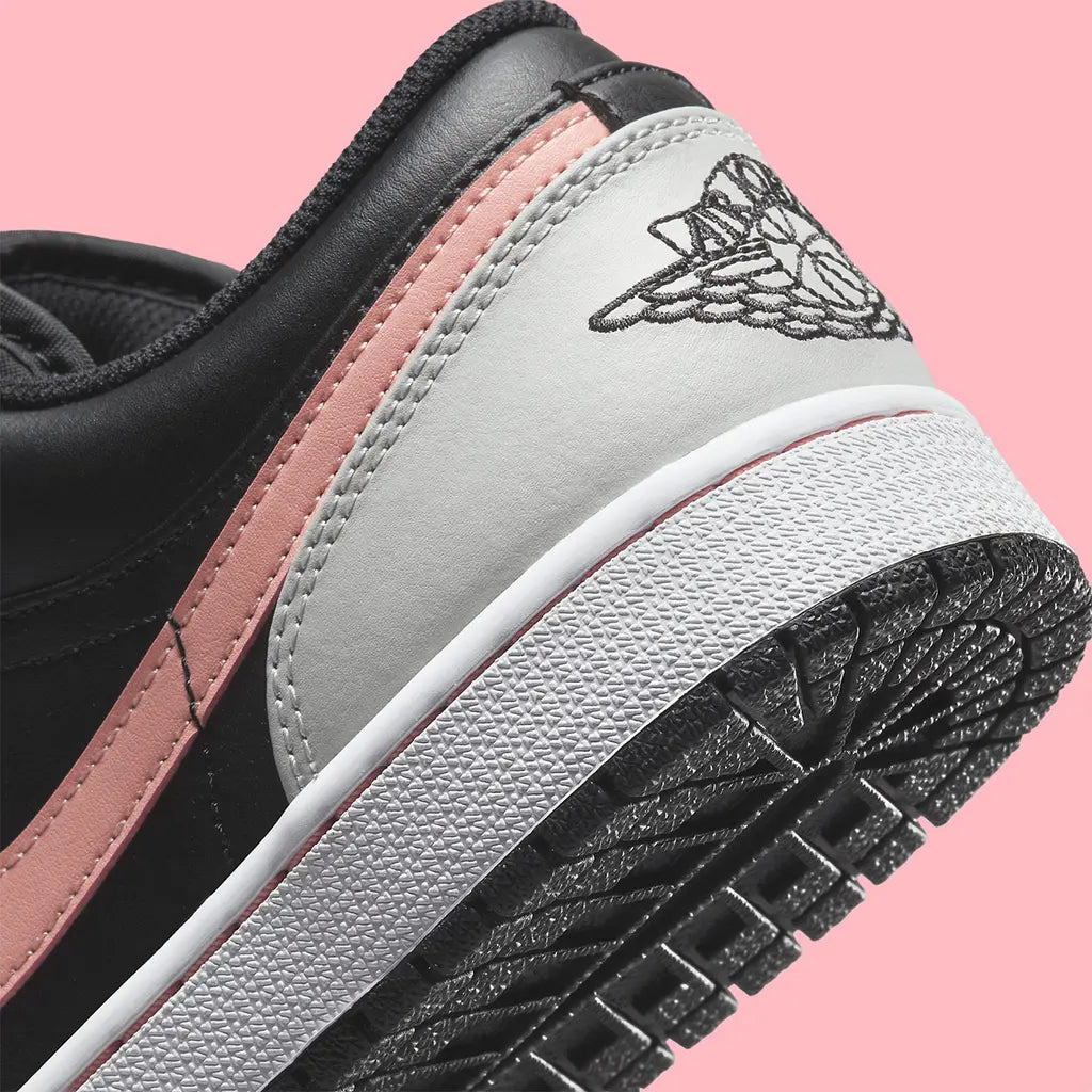 Jordan 1 Low Black Grey Pink