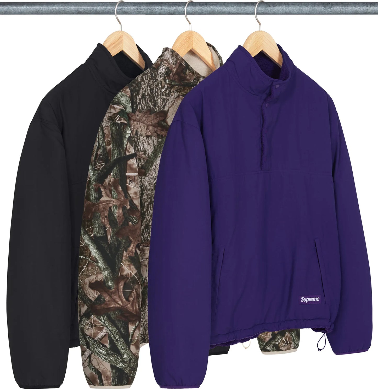 Supreme Polartec Shearling Reversible Pullover