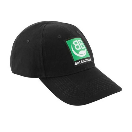 Balenciaga Green Logo Baseball Cap