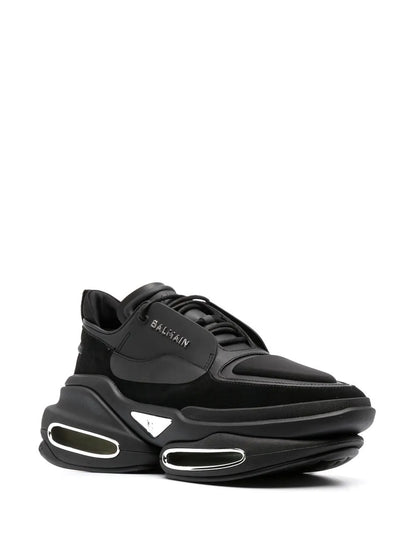 Balmain B-Bold Leather Sneakers