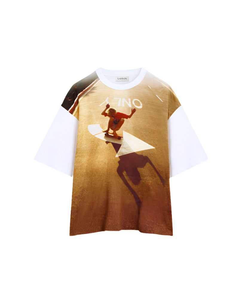 Lanvin Photo Printed Skate T-shirt