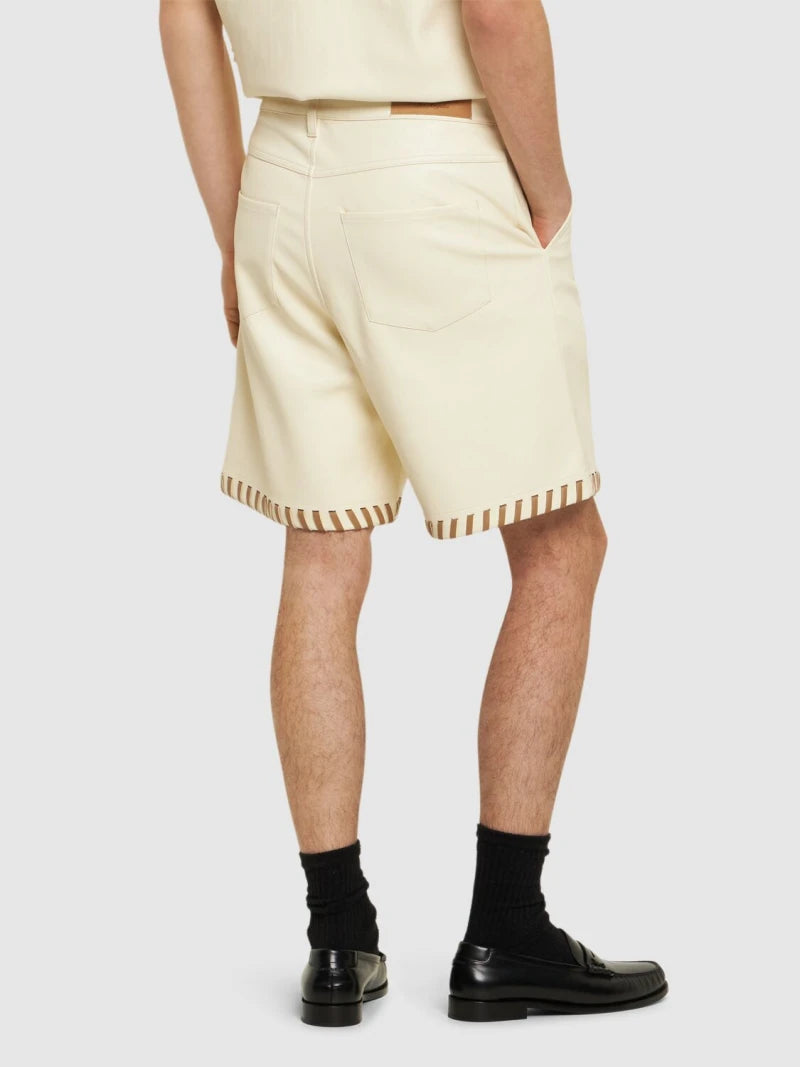 HONOR THE GIFT Faux Leather Shorts