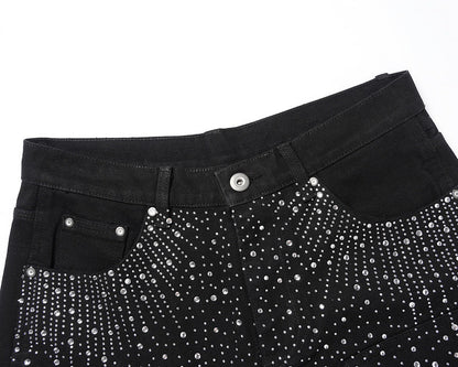 HESNTLS Classic Jorts 'Rhinstone Obsidian'