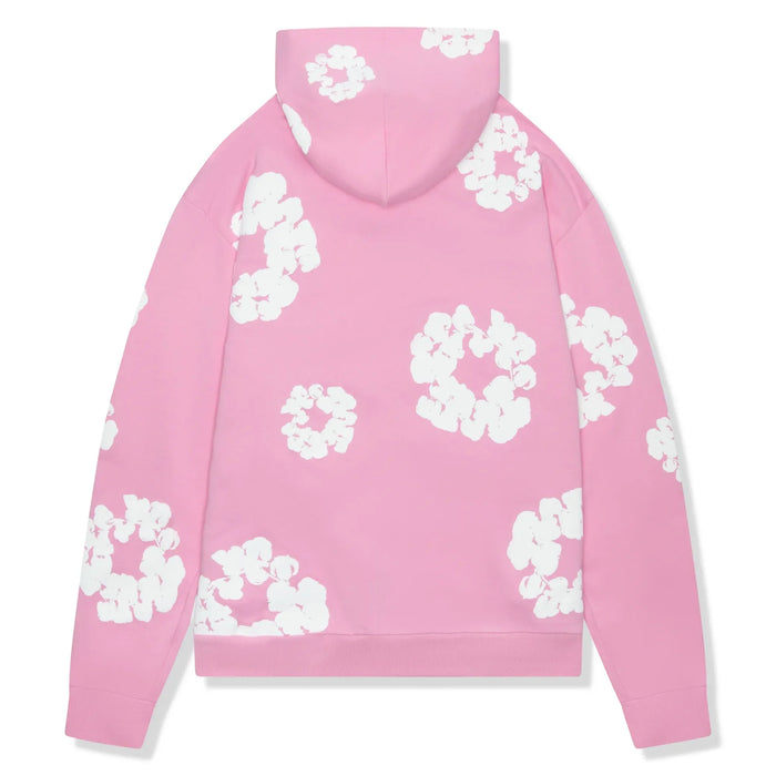 Denim Tears Wreath Hoodie in Pink