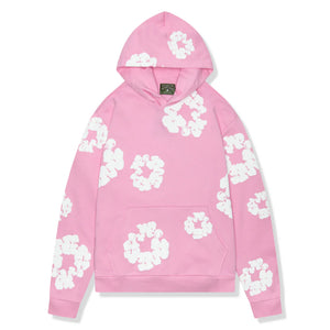 Denim Tears Wreath Hoodie in Pink