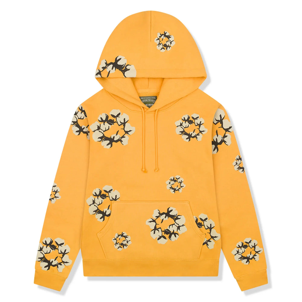Denim Tears x CPFM Cactus Tears Wreath Yellow Hoodie
