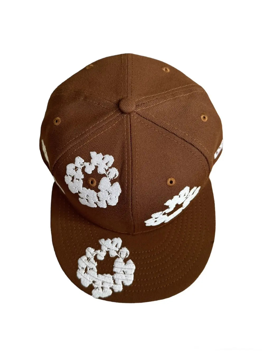 Denim Tears New Era Wreath Cap Brown