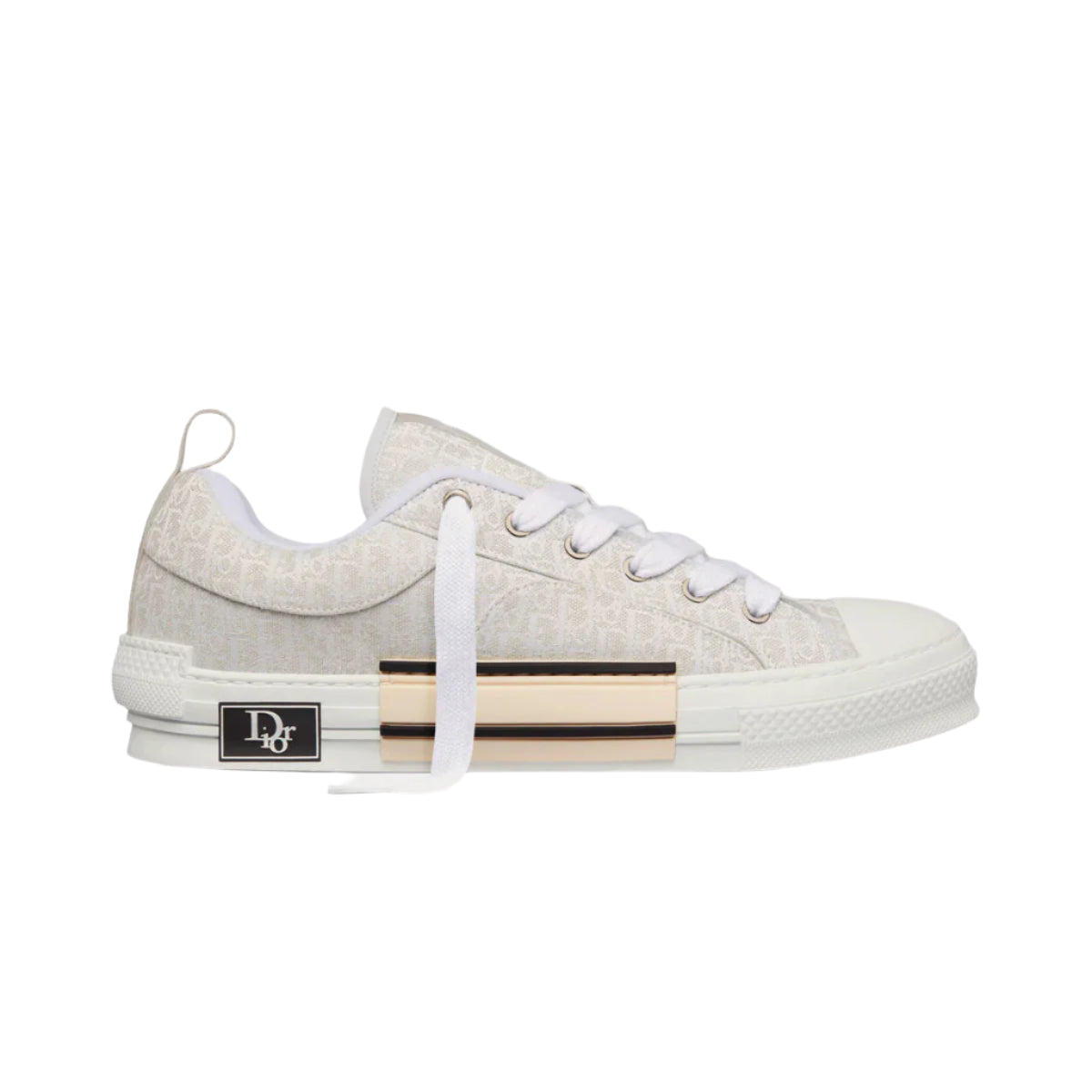 Dior B23 Skater Low Top Cream Oblique Jacquard