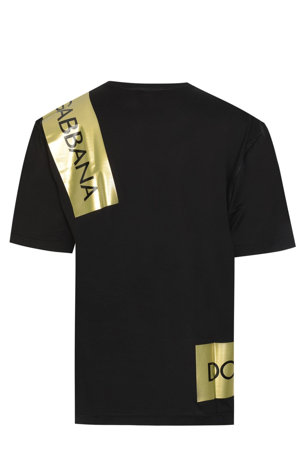 Dolce & Gabbana Gold Tape Logo T-shirt