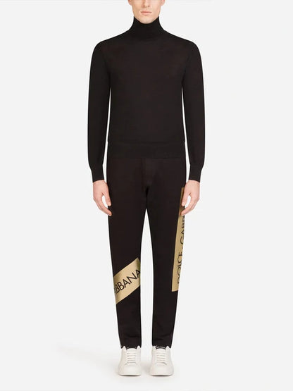 Dolce & Gabbana Thermo Adhesive Stripe Jogging Pants