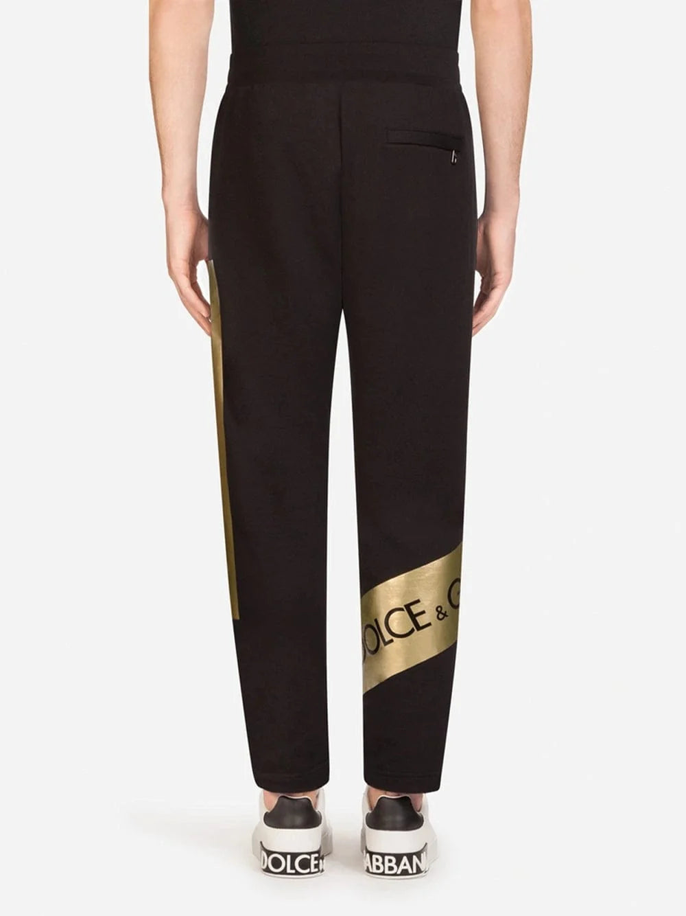 Dolce & Gabbana Thermo Adhesive Stripe Jogging Pants