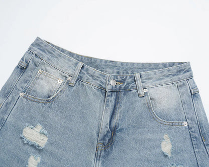 HESNTLS Baggy Jorts - Faded Blue