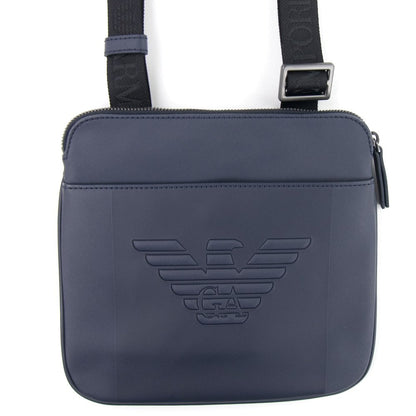 Emporio Armani Embossed Logo Cross Body Bag 'Navy Blue'