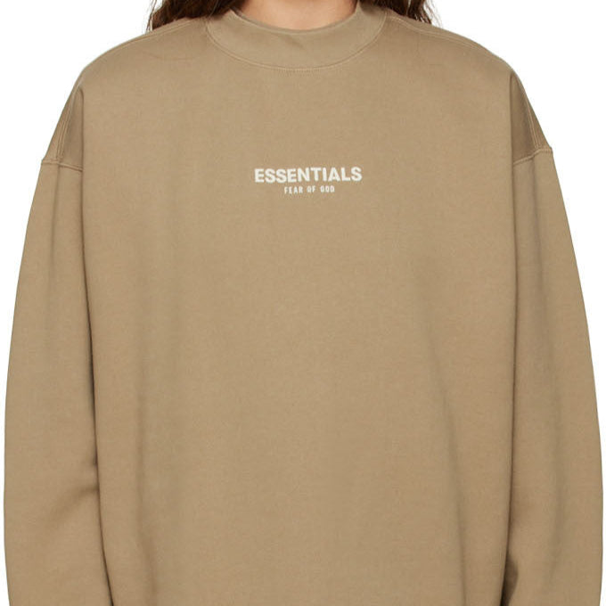 Essentials 'Tan' Cotton Sweatshirt