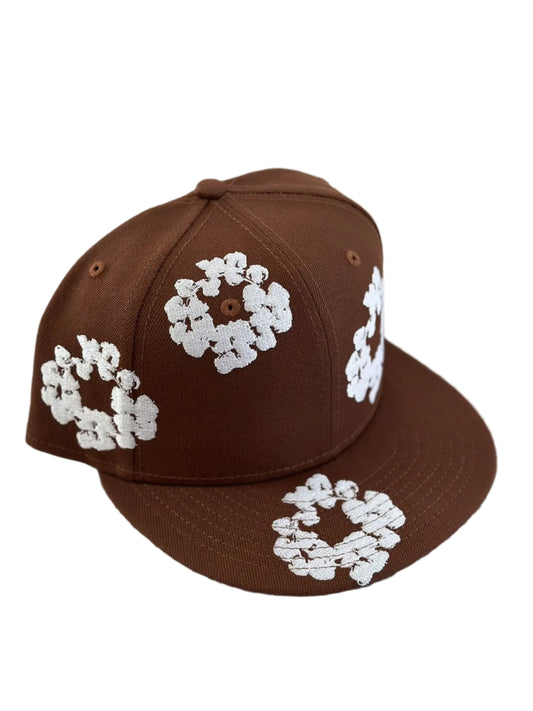 Denim Tears New Era Wreath Cap Brown