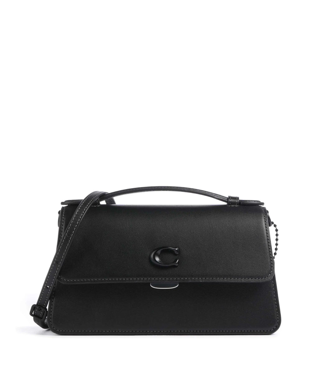Coach Juno Crossbody Bag Fine Grain Leather 'Black'