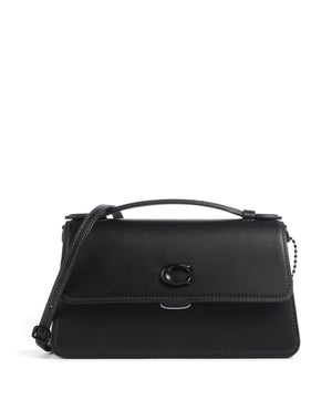 Coach Juno Crossbody Bag Fine Grain Leather 'Black'