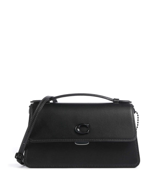 Coach Juno Crossbody Bag Fine Grain Leather 'Black'