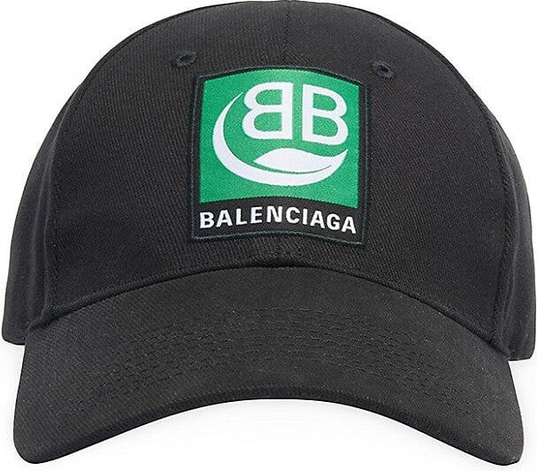 Balenciaga Green Logo Baseball Cap