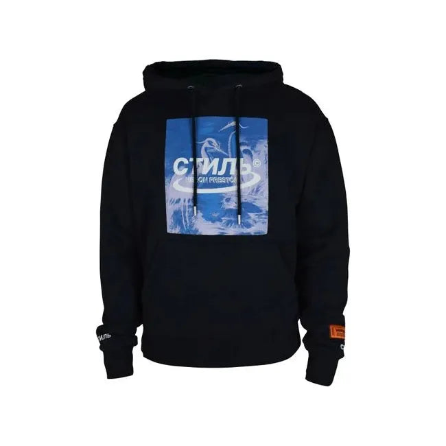 Heron Preston Hoodie In Black