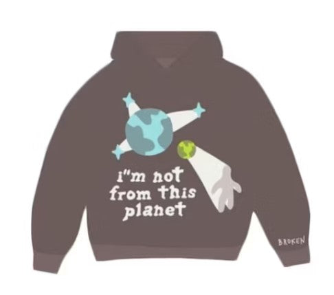 Broken Planet Im Not From This Planet Hoodie