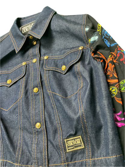 Versace jeans jacket colourful