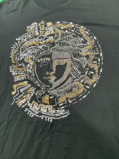 Versace gem gold logo T-shirt