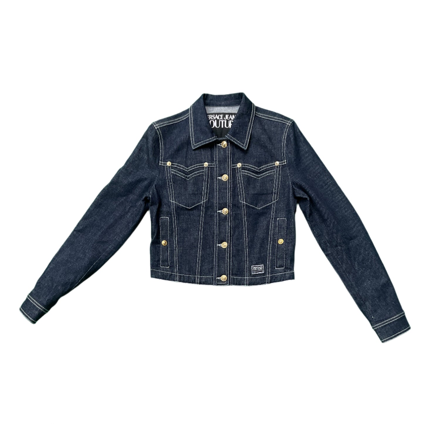 Jeans couture cropped jacket