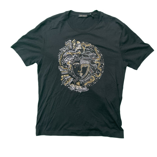 Versace gem gold logo T-shirt