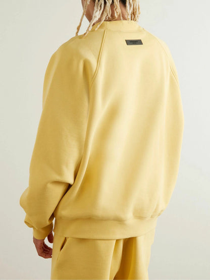 Essentials Fear of God Logo-Appliquéd Cotton-Blend Jersey Sweatshirt