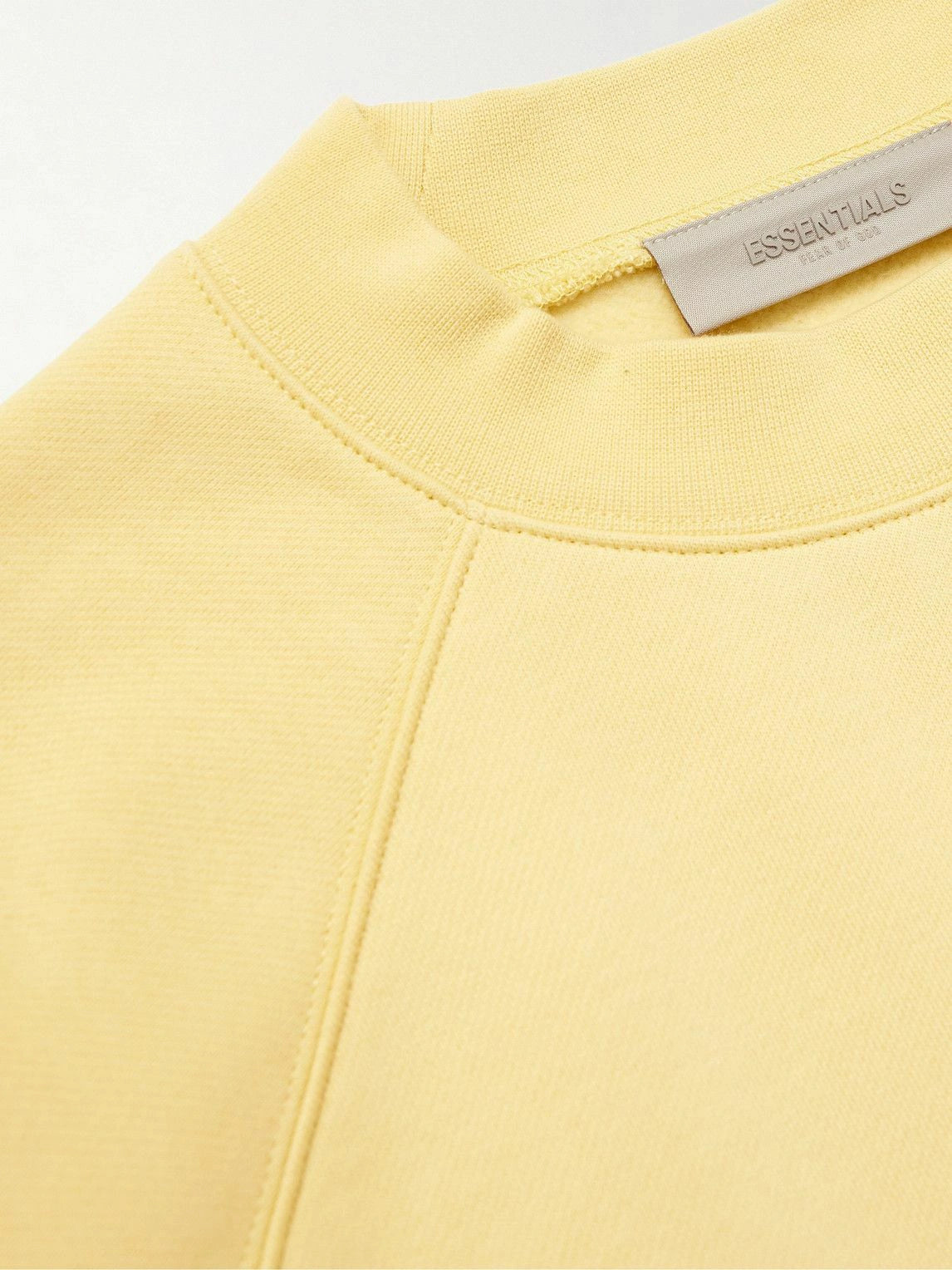 Essentials Fear of God Logo-Appliquéd Cotton-Blend Jersey Sweatshirt