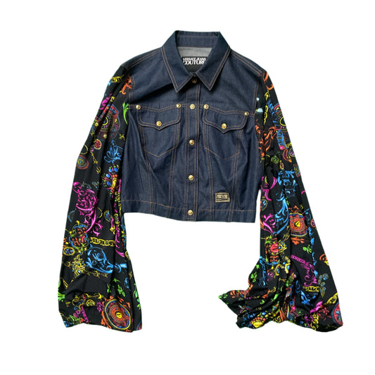 Versace jeans jacket colourful