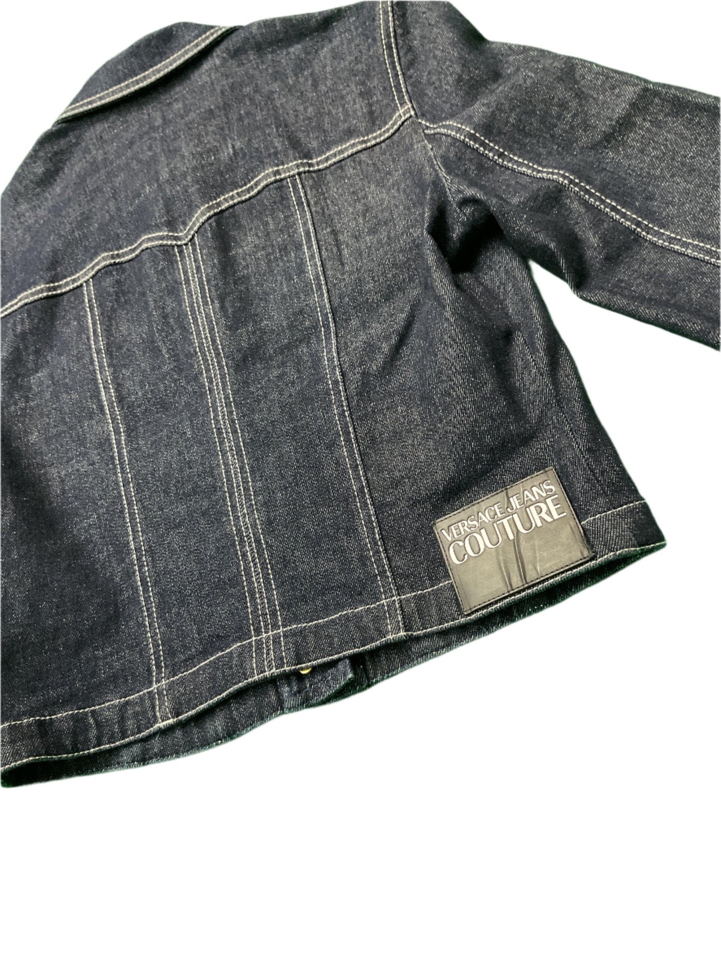 Jeans couture cropped jacket