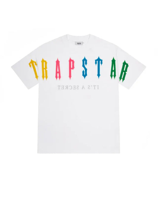 Trapstar Irongate Arch 2.0 T-shirt 'White/Candy'