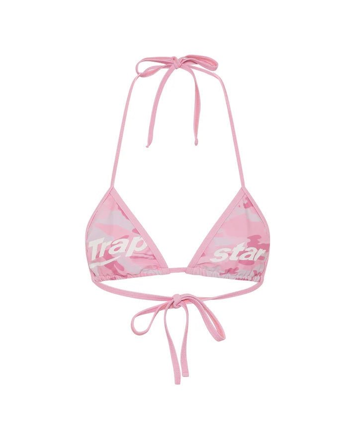 Trapstar HYPERDRIVE BIKINI TOP - PINK CAMO